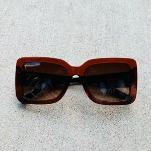 MCM Brown Square Sunglasses